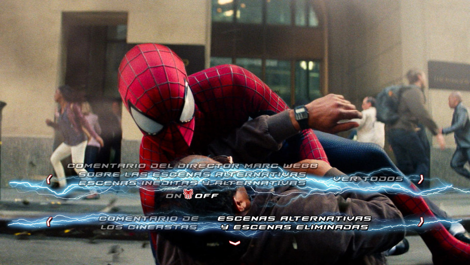 menú The Amazing Spider-Man 2: El Poder de Electro Blu-ray - 8