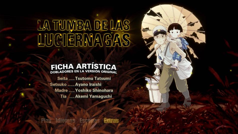 menú La Tumba de las Luciérnagas - Edición Coleccionista Blu-ray - 8