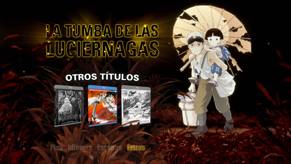 menú La Tumba de las Luciérnagas - Edición Coleccionista Blu-ray - 9