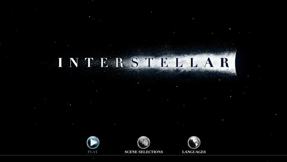 menú Interstellar - Edición Libro Blu-ray - 1