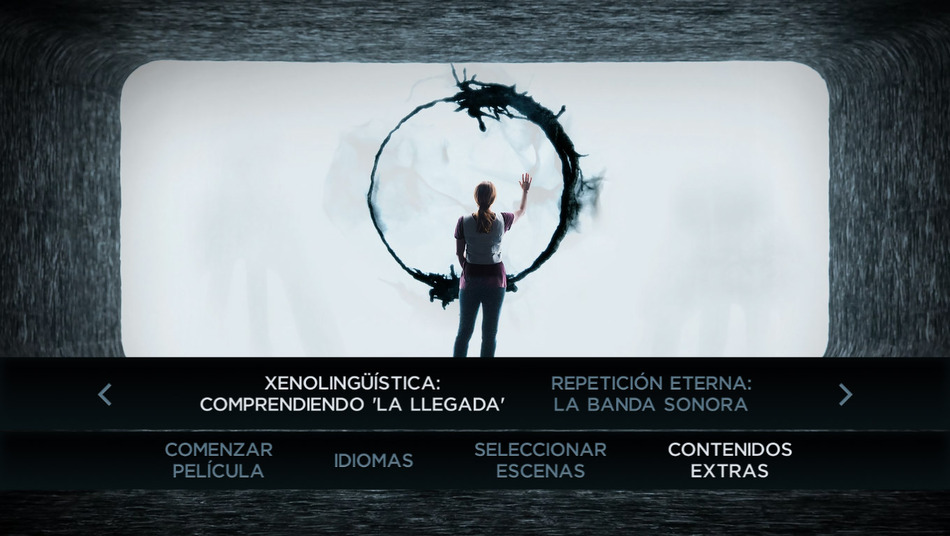 menú La Llegada - Edición Metálica Blu-ray - 5