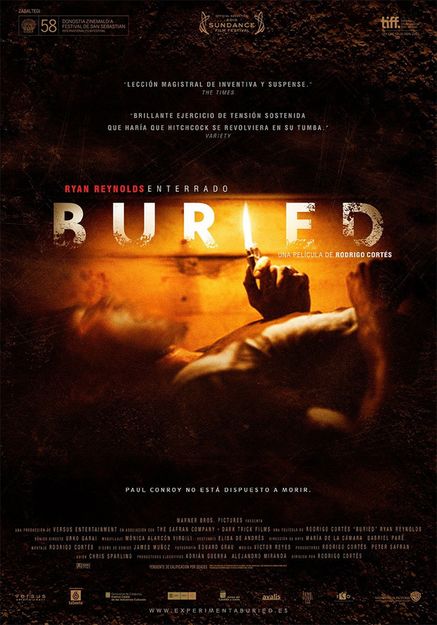 Póster de la película Buried (Enterrado)