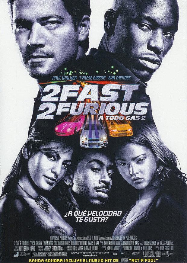 Póster de la película 2 Fast 2 Furious (A Todo Gas 2)