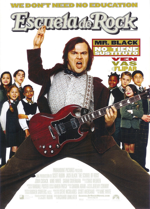 Póster de la película School of Rock (Escuela de Rock)