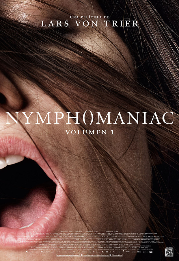 Póster de la película Nymphomaniac Volumen 1
