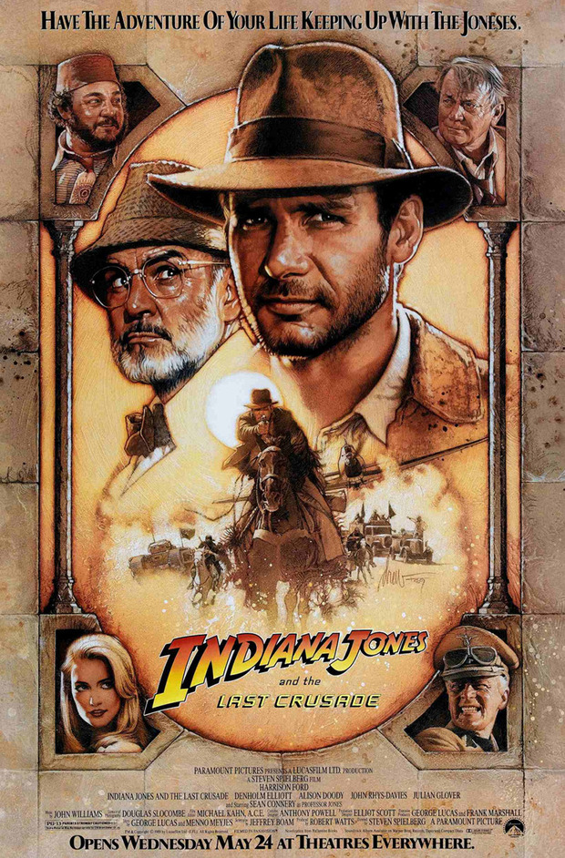 Póster de la película Indiana Jones y La Última Cruzada