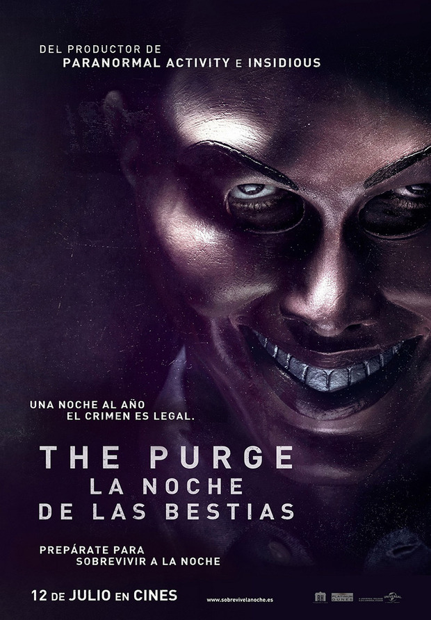 Póster de la película The Purge: La Noche de las Bestias