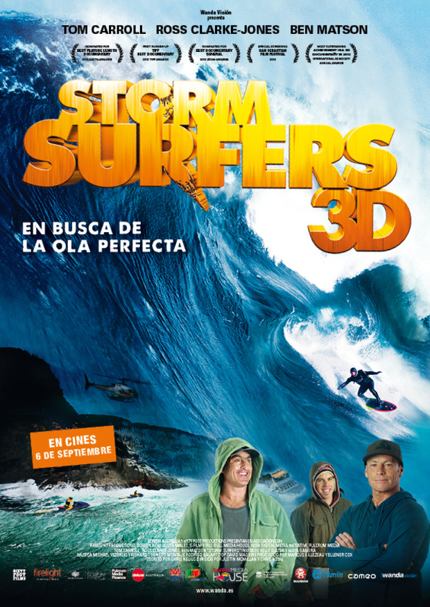 Póster de la película Storm Surfers 3D