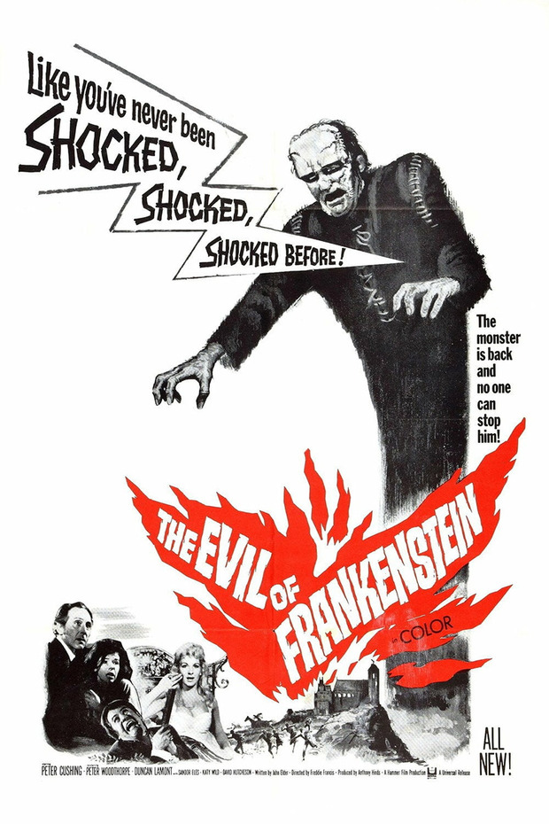 Póster de la película La Maldad de Frankenstein