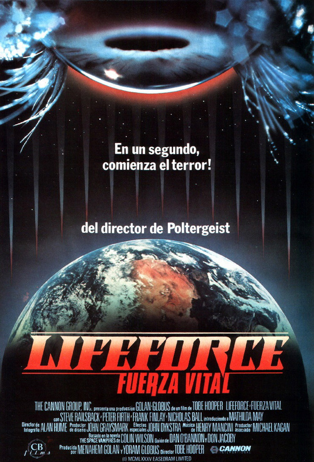 Póster de la película Lifeforce - Fuerza vital