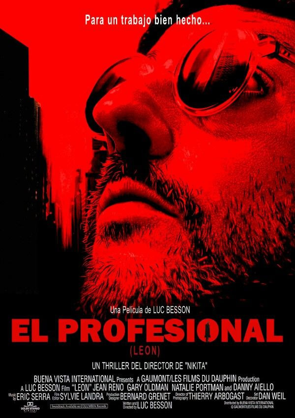 Póster de la película El Profesional (Léon)