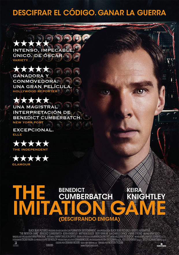 Póster de la película The Imitation Game (Descifrando Enigma)