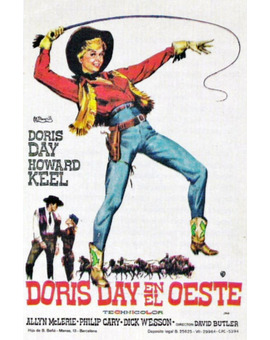 Película Doris Day en el Oeste