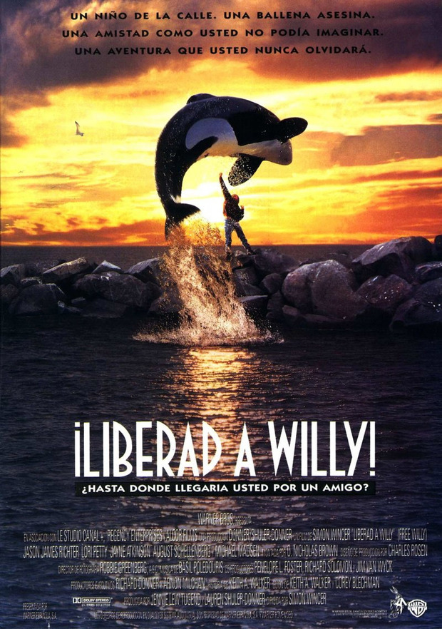 Póster de la película ¡Liberad a Willy!