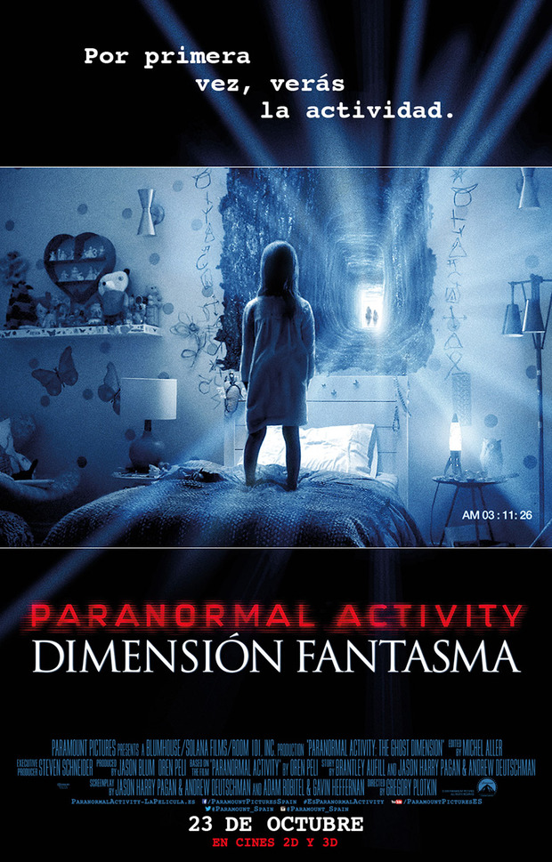 Póster de la película Paranormal Activity: Dimensión Fantasma