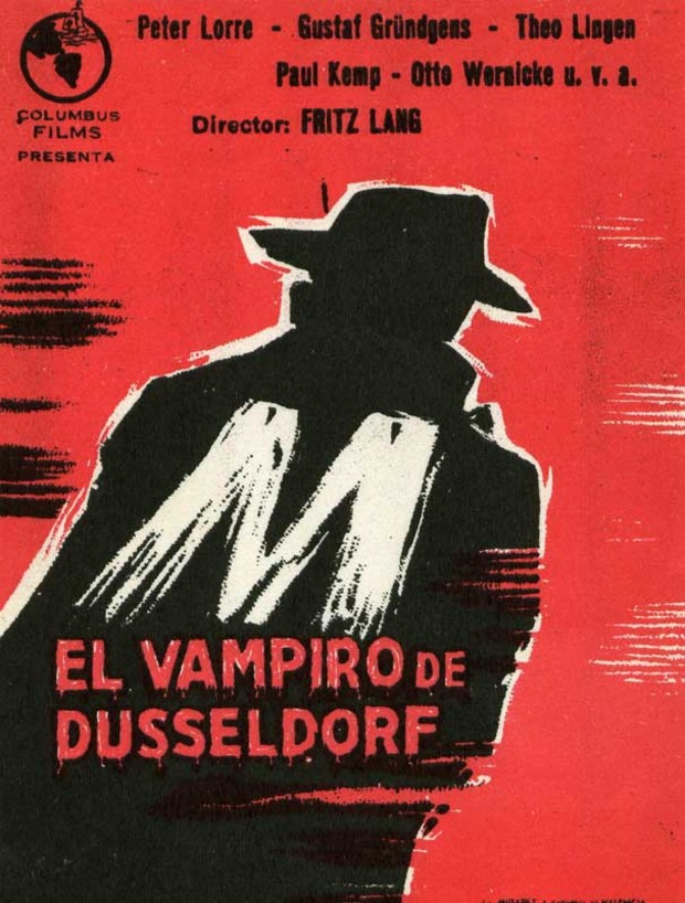 Póster de la película M, El Vampiro de Düsseldorf
