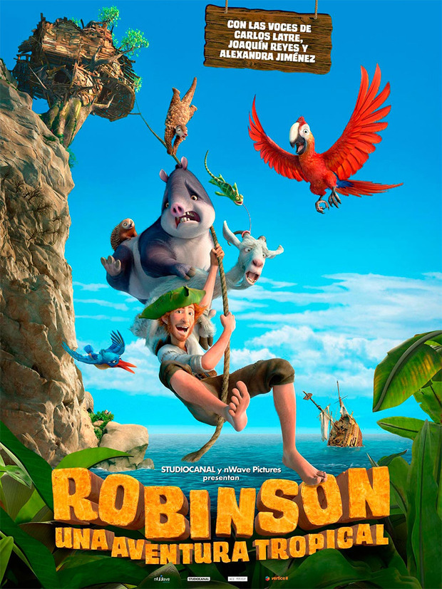 Póster de la película Robinson, Una Aventura Tropical