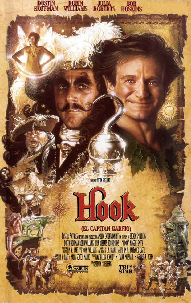 Póster de la película Hook (El Capitán Garfio)