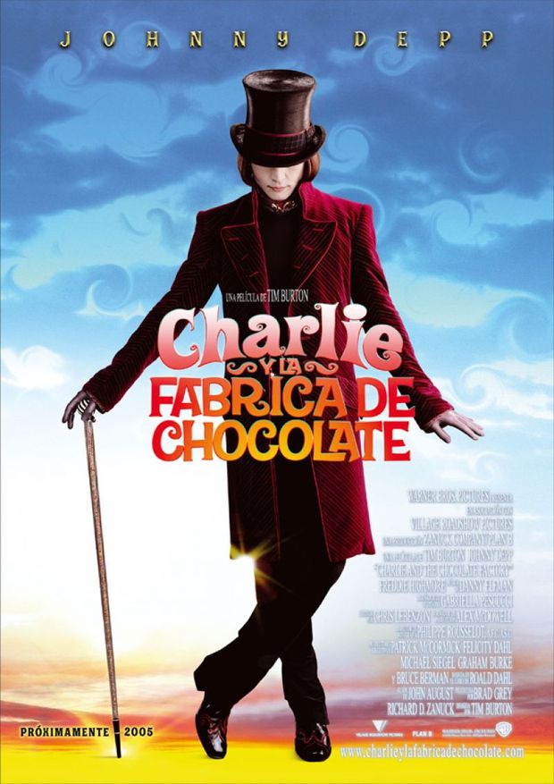 Póster de la película Charlie y la Fábrica de Chocolate