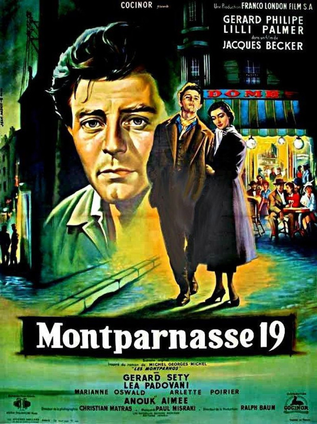 Póster de la película Los Amantes de Montparnasse