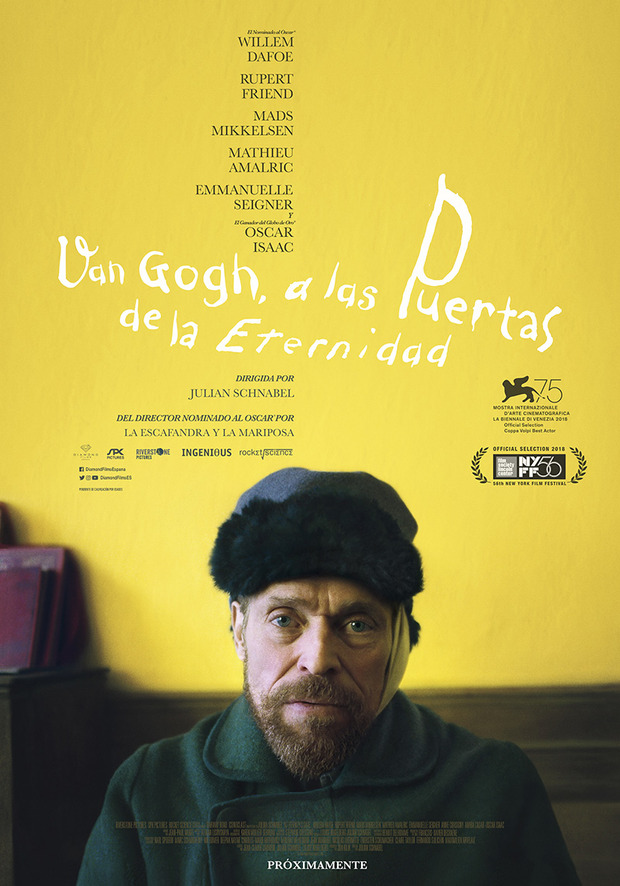 Póster de la película Van Gogh, a las Puertas de la Eternidad