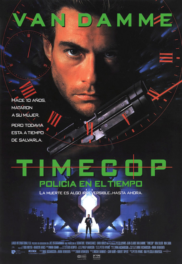 Póster de la película Timecop (Policía en el Tiempo)