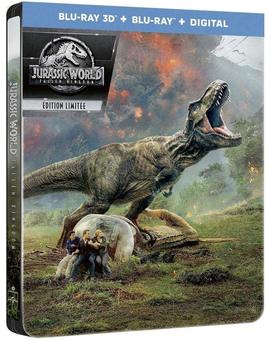 Jurassic World: El Reino Caído en Steelbook en 3D y 2D