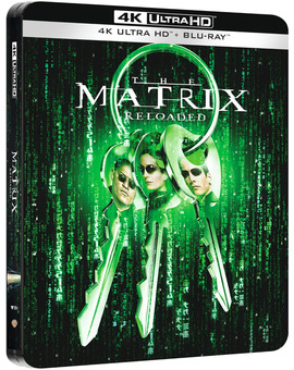 Matrix Reloaded en Steelbook en UHD 4K