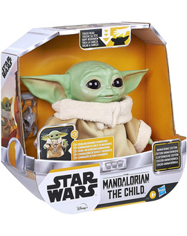 Muñeco electrónico de Baby Yoda (The Child) de la serie The Mandalorian de Star Wars (25 cm)