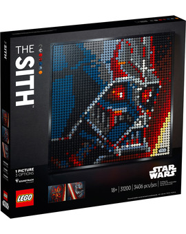 LEGO Art de los Lores Sith de Star Wars