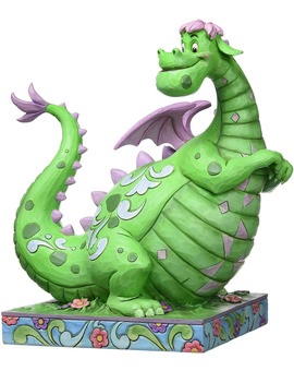 Figura del dragón de Pedro y el Dragón Elliot (22 cm) (Disney Traditions - Jim Shore)