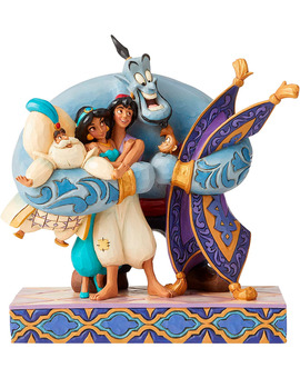 Figura de personajes de Aladdin (Disney Traditions - Jim Shore)