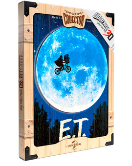 Póster 3D de madera de E.T. the Extra-Terrestrial (E.T. El Extraterrestre) de WoodArts 3D (Doctor Collector)