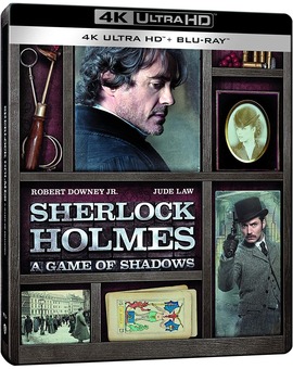 Sherlock Holmes: Juego de Sombras en Steelbook en UHD 4K