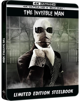 El Hombre Invisible en Steelbook en UHD 4K