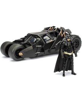 Réplica 1:24 del Batmóvil de Batman: El Caballero Oscuro (20 cm)