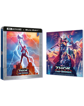 Thor: Love and Thunder en Steelbook en UHD 4K (con postal lenticular)