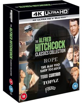 Pack Alfred Hitchcock Classics Collection Volumen 3 en UHD 4K (Digipak)