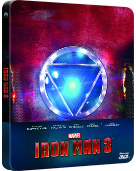 Iron Man 3 en 3D y 2D en Steelbook