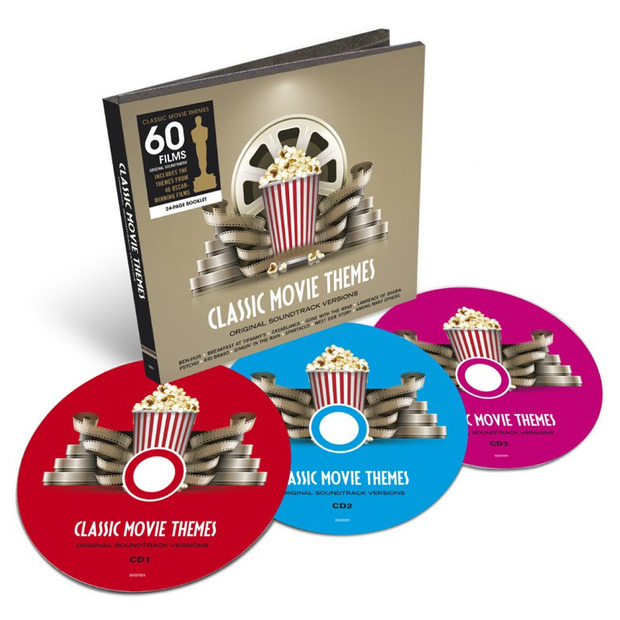 Classic Movie Themes: Original Soundtrack Versions (Digipak + Libreto) (3 CD - 70 canciones)