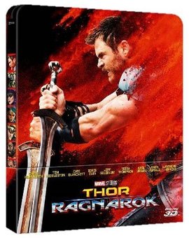 Thor: Ragnarok en Steelbook en 3D y 2D