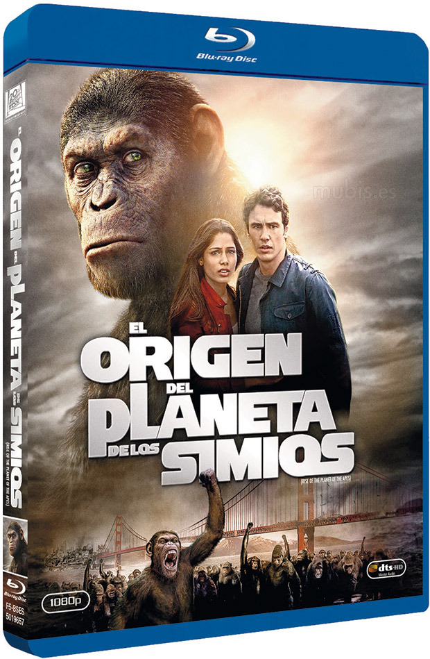 carátula El Origen del Planeta de los Simios Blu-ray 1