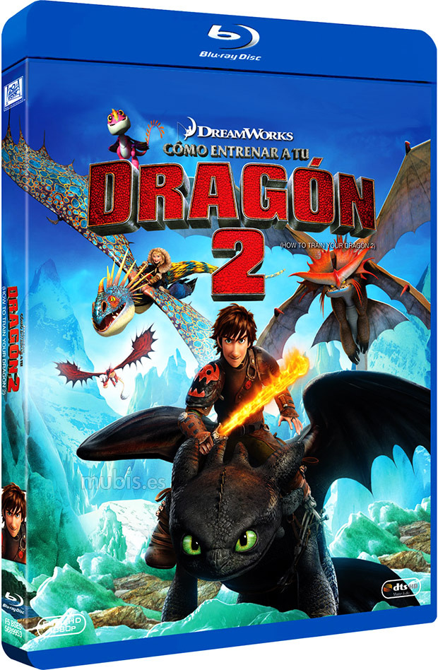 carátula Cómo Entrenar a tu Dragón 2 - Edición Sencilla Blu-ray 1