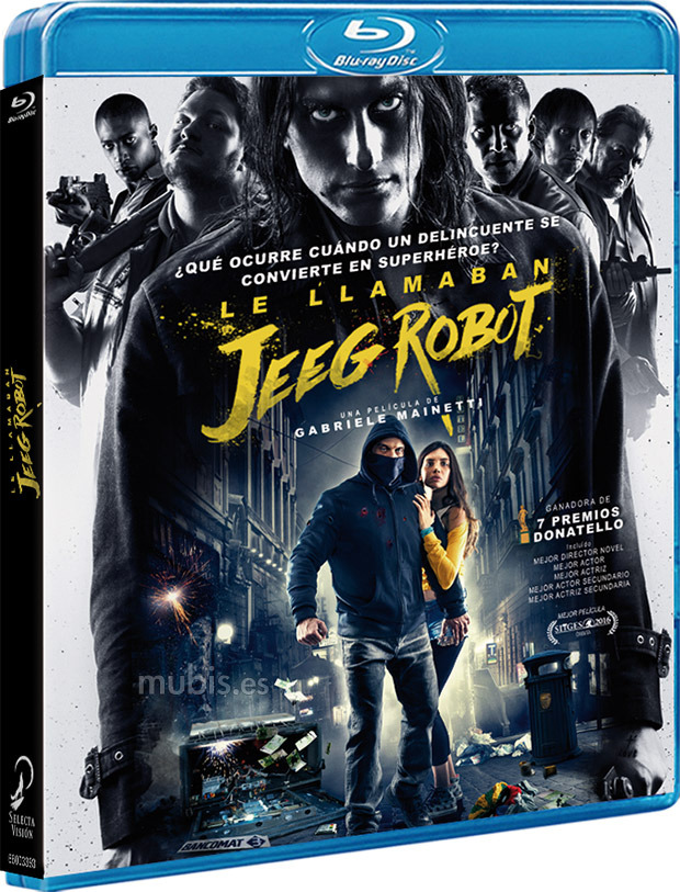 carátula Le Llamaban Jeeg Robot Blu-ray 1
