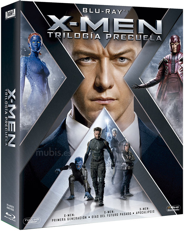 carátula X-Men - Trilogía Precuela Blu-ray 1