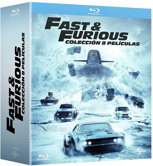 carátula Fast & Furious - Colección 8 Películas Blu-ray 1