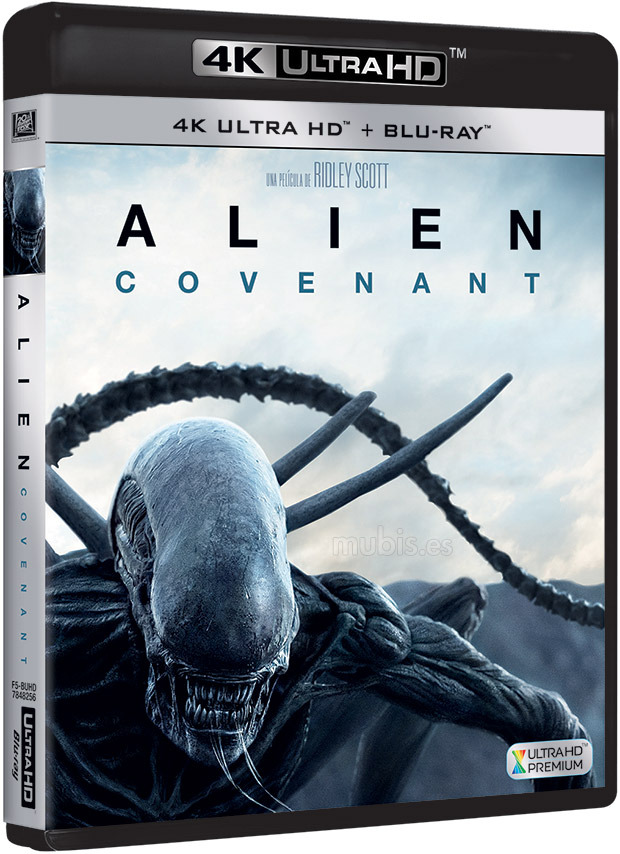 carátula Alien: Covenant Ultra HD Blu-ray 1
