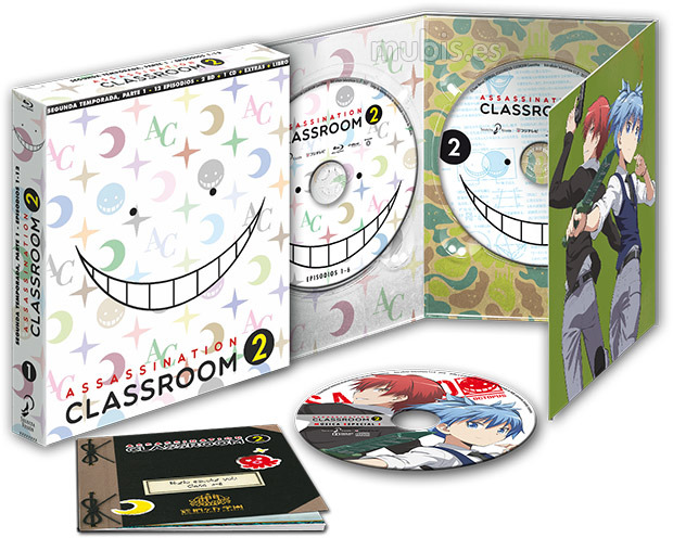 carátula Assassination Classroom - Segunda Temporada Parte 1 (Edición Coleccionista) Blu-ray 1