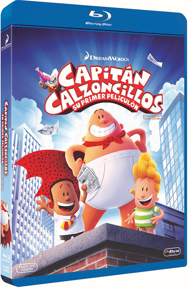 carátula Capitán Calzoncillos: Su Primer Peliculón Blu-ray 1