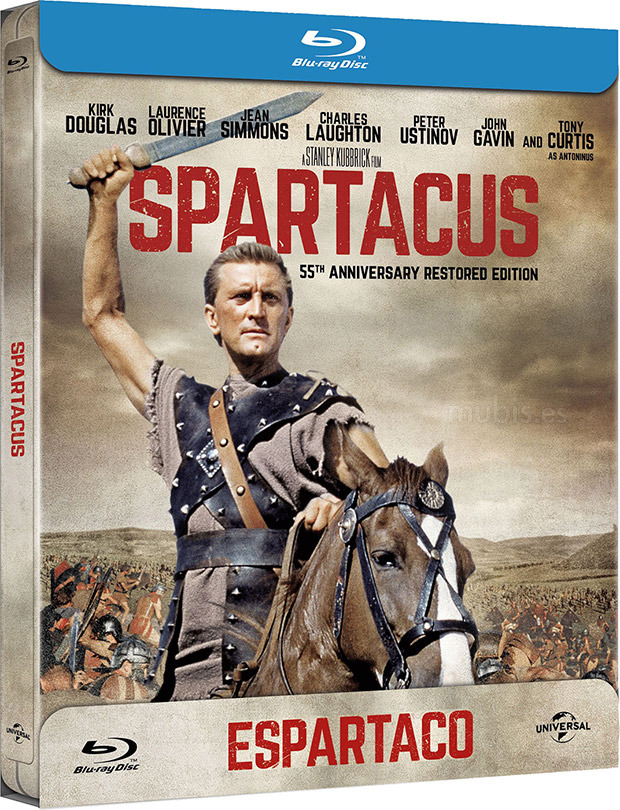 carátula Espartaco - Edición Metálica Blu-ray 1